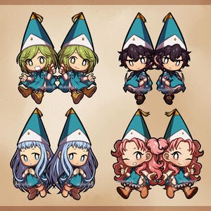IN STOCK Witch Hat Atelier Acrylic Charms | Unofficial Fan Merch | Coco, Agott, Richeh, Tetia