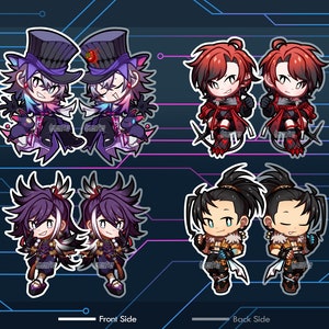 IN STOCK Tempus Vanguard Acrylic Charms | Unofficial Fan Merch | Gavis Bettel, Machina X Flayon, Banzoin Hakka, Josuiji Shinri