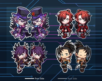 IN STOCK Tempus Vanguard Acrylic Charms | Unofficial Fan Merch | Gavis Bettel, Machina X Flayon, Banzoin Hakka, Josuiji Shinri