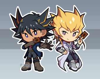 RESTOCKED Yu-Gi-Oh! 5D's Acrylic Charms | Unofficial Fan Merch | Yusei Fudo, Jack Atlas