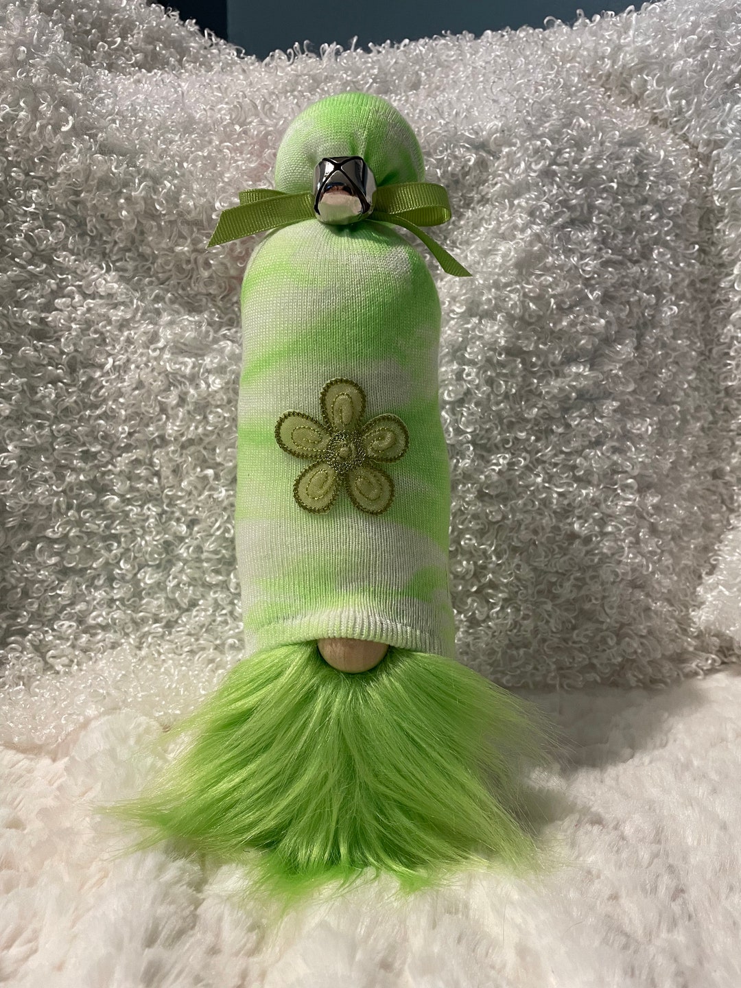 lime green tie dye socks