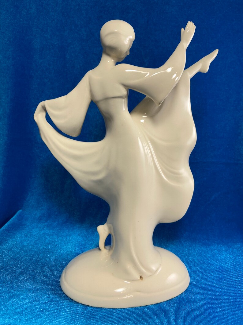 Art Deco Dancing Girl Figurine Rare Katzhutte Hertwig Co Art Collectibles Collectibles Lifepharmafze Com