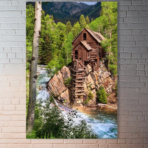 Crystal Mill Photo - Historic Colorado Wall Art, Fine Art Photograph, Landscape Print, Colorado Photography by Daniel Forster