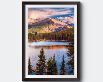 Colorado's Rocky Mountain National Park - Picture of Longs Peak and Bear Lake, Landscape Photography Prints, Colorado Wall Art Home Decor