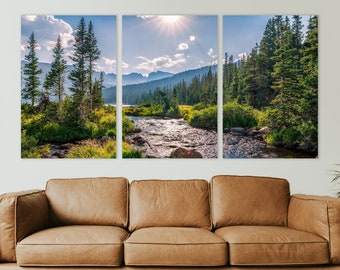 Colorado Wilderness Triptych Wall Art Set - Set of 3 Photography Prints, Professional Colorado Landscape Photos