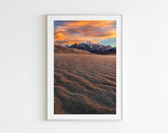 Great Sand Dunes National Park Fine Art Print - Landscape Photo Prints - Colorado Wall Art - Professional Photography