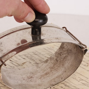 Vintage Rocking Ink Blotter: Metal Fountain Pen Buffer, PLISCA 65