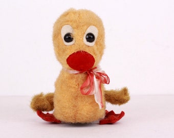 Vintage Wind Up Mechanical Spring Toy, Bird