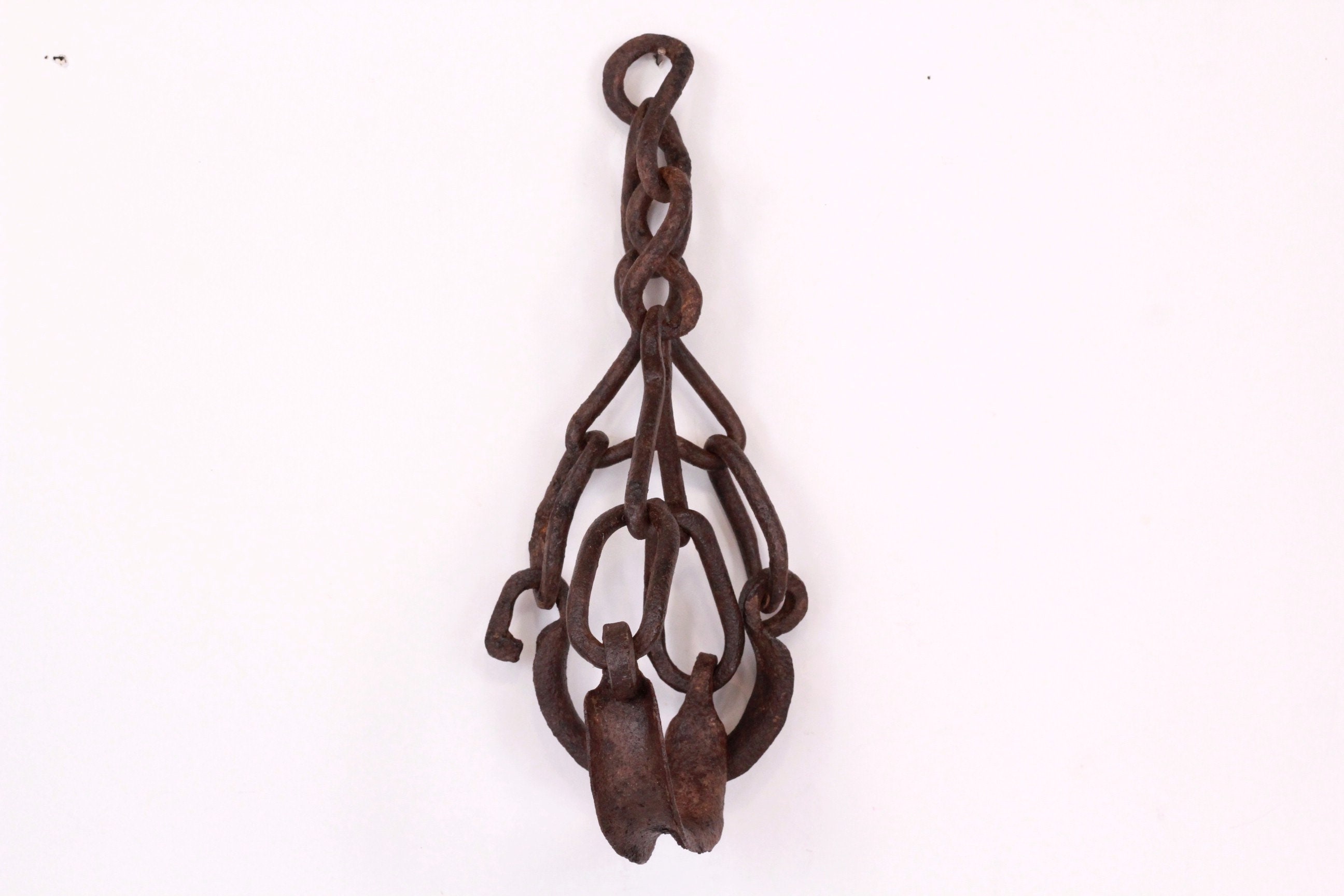 Antique Shackles Horse Leg Iron Chain Animal Ankle Shackles Etsy UK