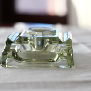 Antique Glass Inkwell, Pen Holder, Writing Calligraphy Tool