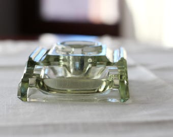 Antique Glass Inkwell, Pen Holder, Writing Calligraphy Tool
