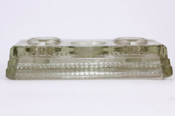 Antique Glass Pen Inkwell Antique Glass Pen Inkwell