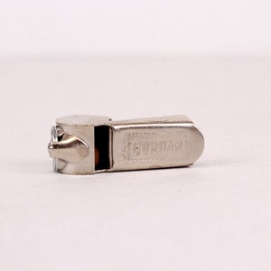 Vintage Coach Whistle, Football or Police Accessories, Necklace Metal Whistle