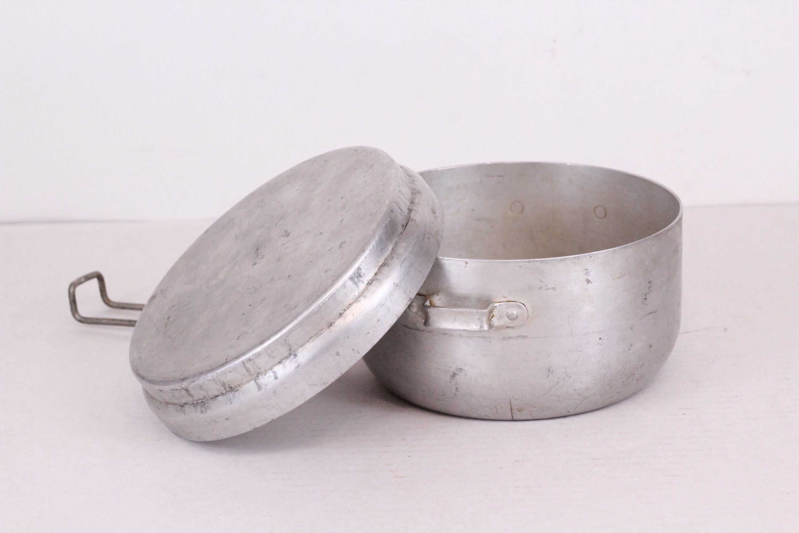 Vintage Mess Kit Army Aluminum Mug/ Plate Military Lunch Box Soldier - Etsy