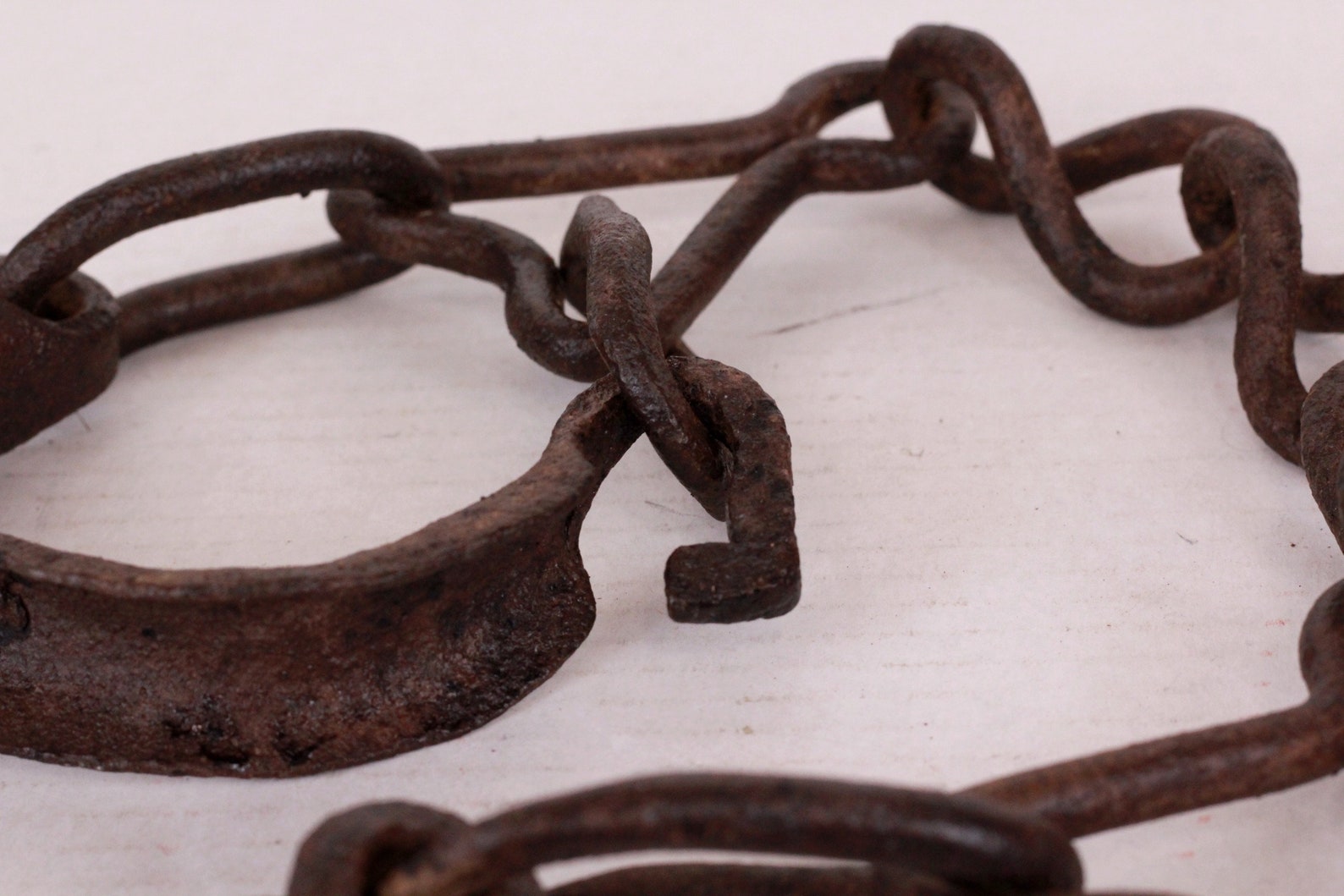Antique Shackles Horse Leg Iron Chain Animal Ankle Shackles Etsy UK