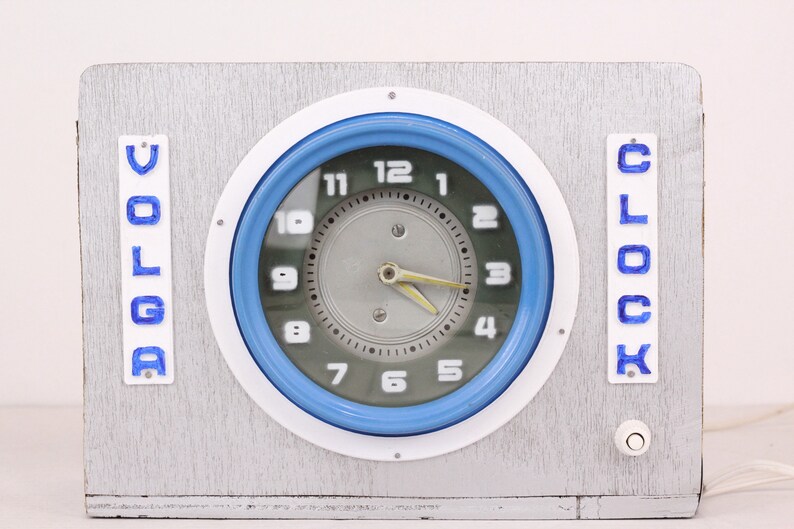 Vintage Electro Mechanical Volga Gaz 21 Clock Fully Working Etsy