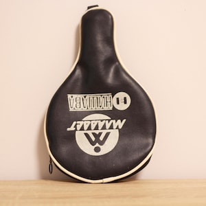 Vintage Wooden Table Tennis Racket, Nishava Paddle in Original Case