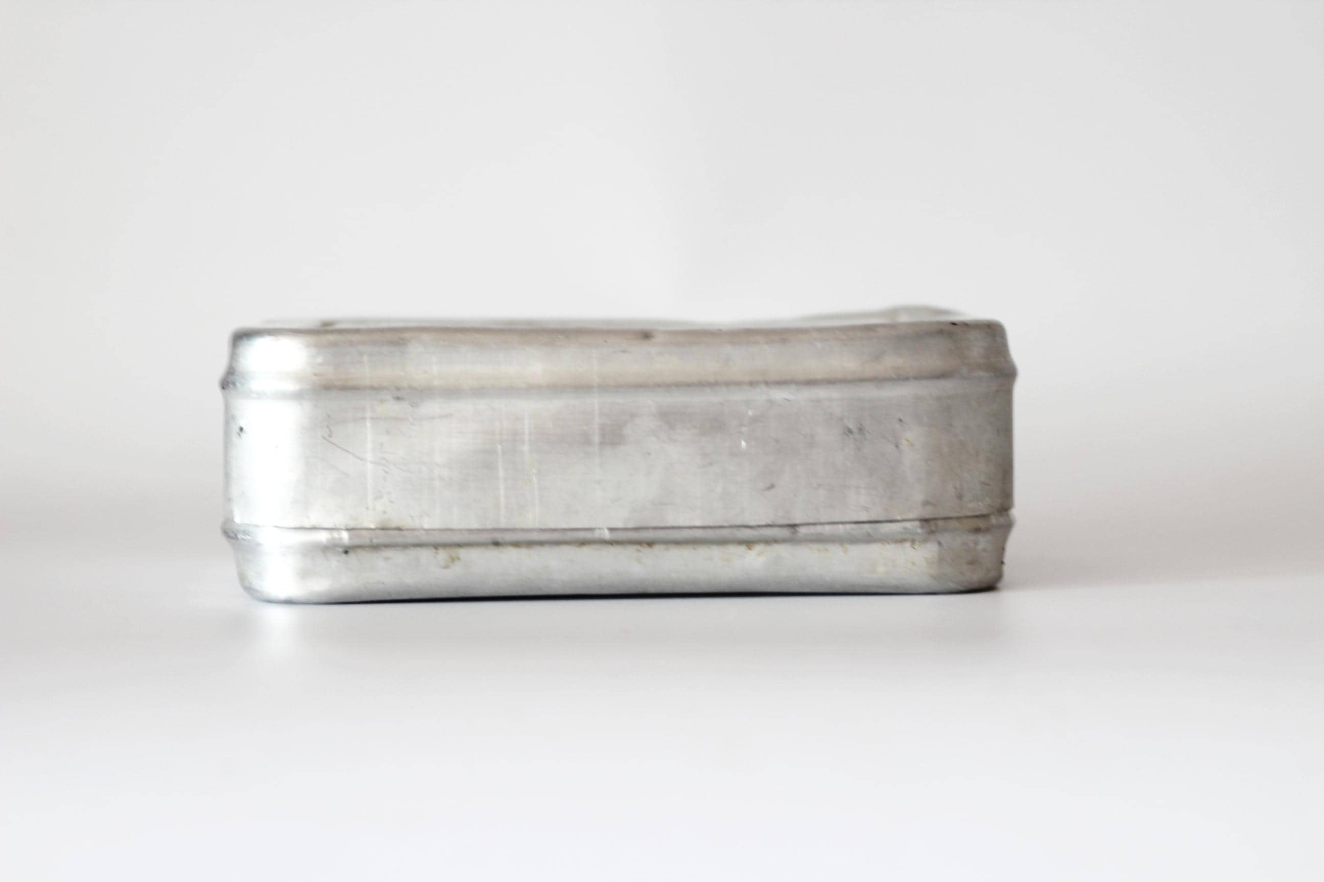 Vintage Aluminum Food Box, Lunch Box