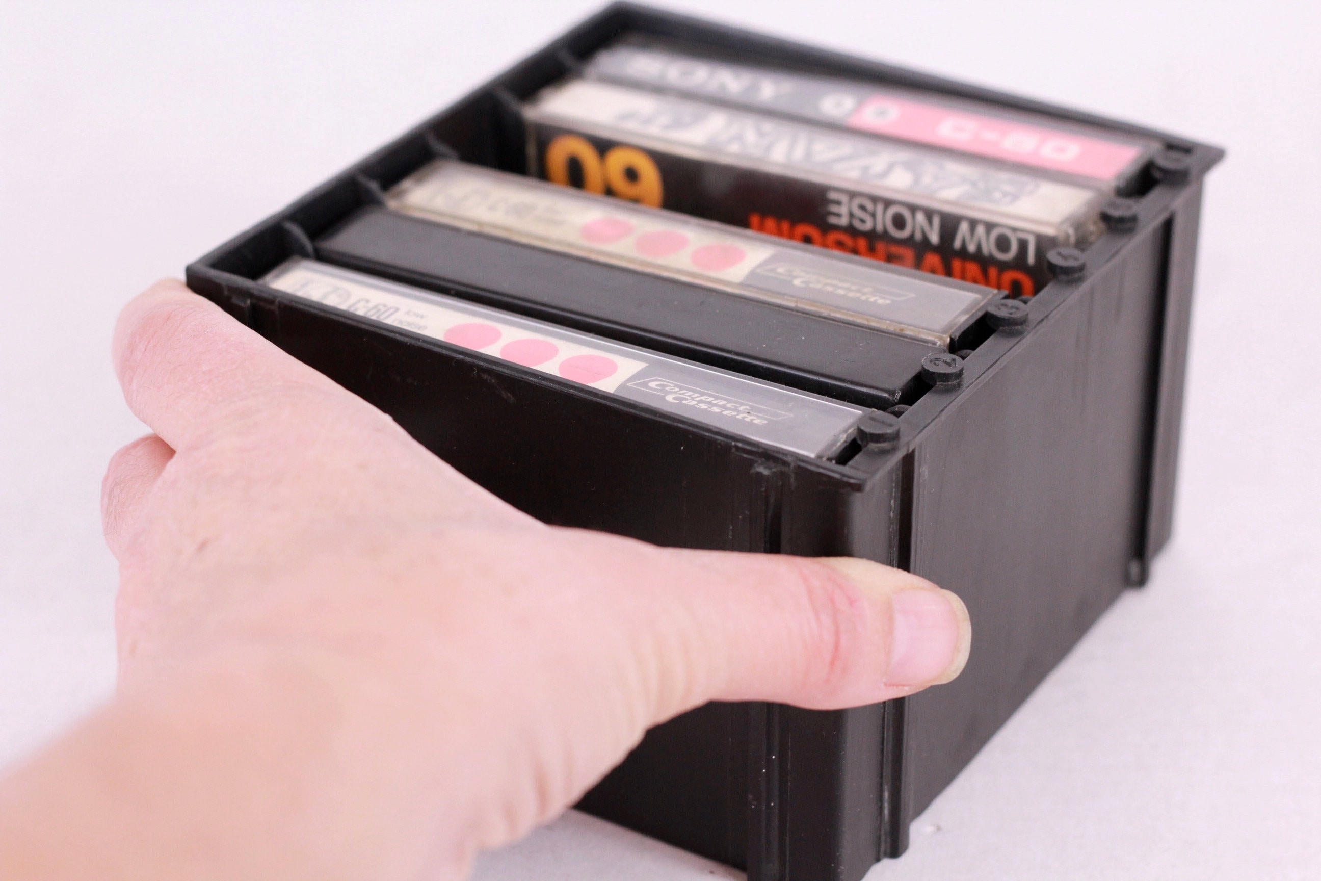 Retro Cassette Tape Holder Tape Cassette Storage Etsy UK