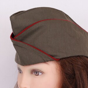Vintage Uniform Military Hat, Army Parade Cap