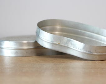 Vintage aluminium sandwichbox, lunchbox