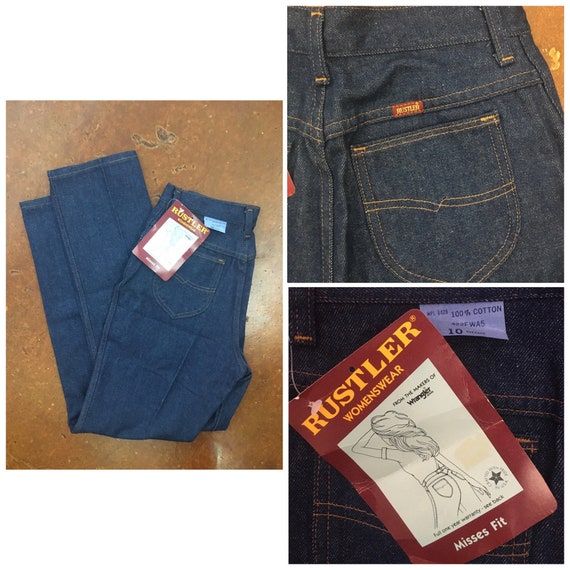 70’s Deadstock Vintage High Waisted Rustlers Jeans