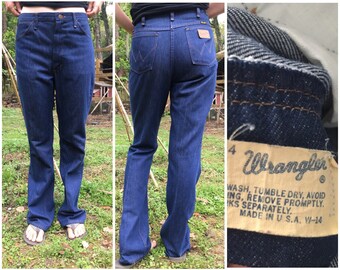 70’s Vintage Wrangler Jeans - Extra Long, Ultra Rare - Medium Wash - 34 x 34 - Mid Rise, Denim, Wranglers, Western, Western-wear, Americana 70’s Vintage Wrangler Jeans - Extra Long, Ultra Rare - Medium Wash - 34 x 34 - Mid Rise, Denim, Wranglers, Western, Western-wear, Americana