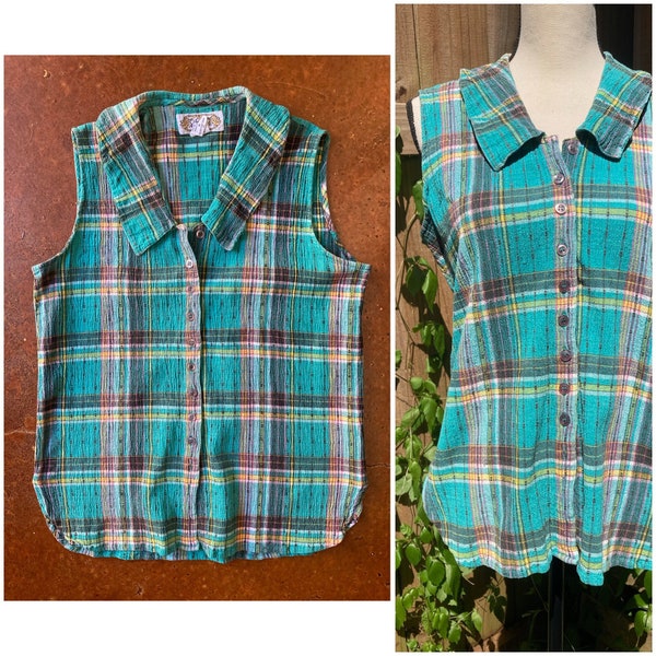 90s Peasant Top - Etsy