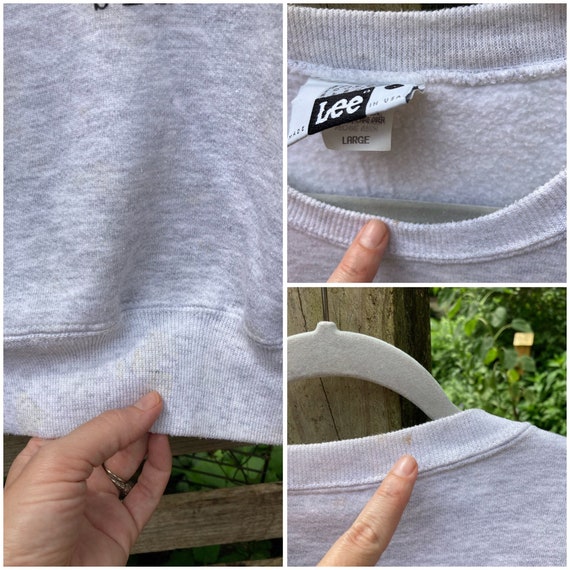 80’s Vintage LEE Crewneck Sweatshirt - Size Large… - image 6
