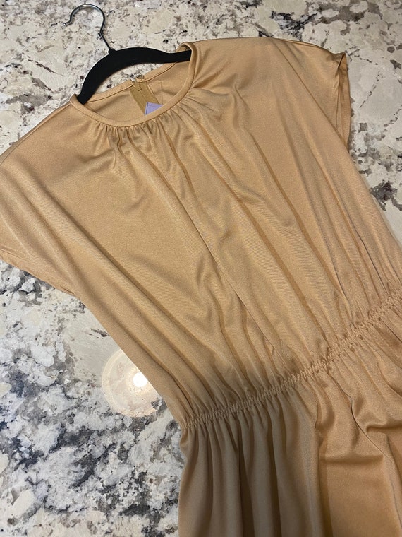 Vintage Gold Cinch Dress - image 2