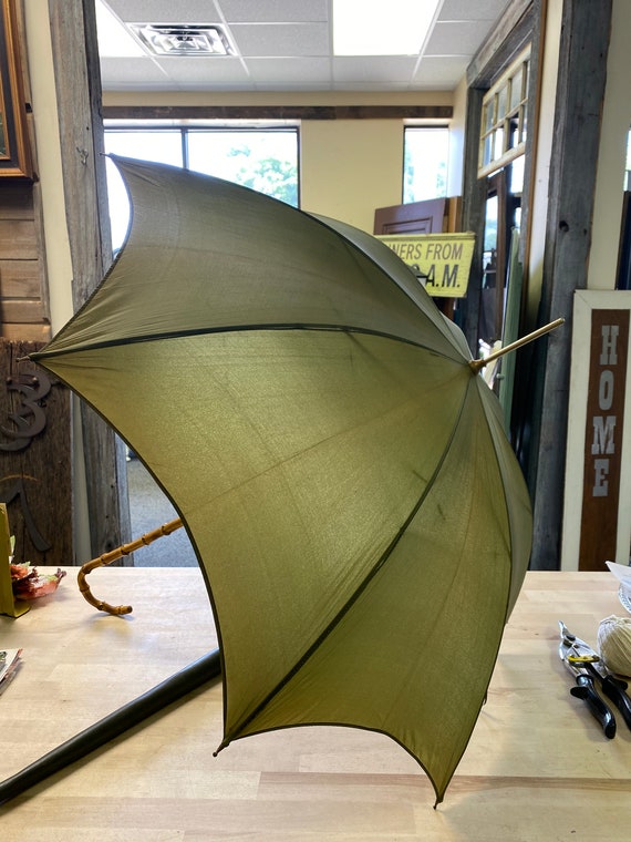 Vintage Green Umbrella