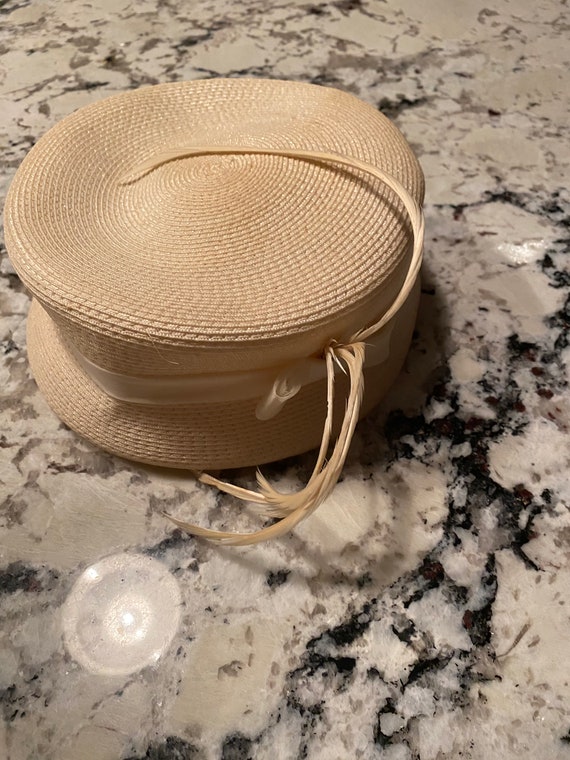 Vintage Valerie Modes Straw Hat - image 1