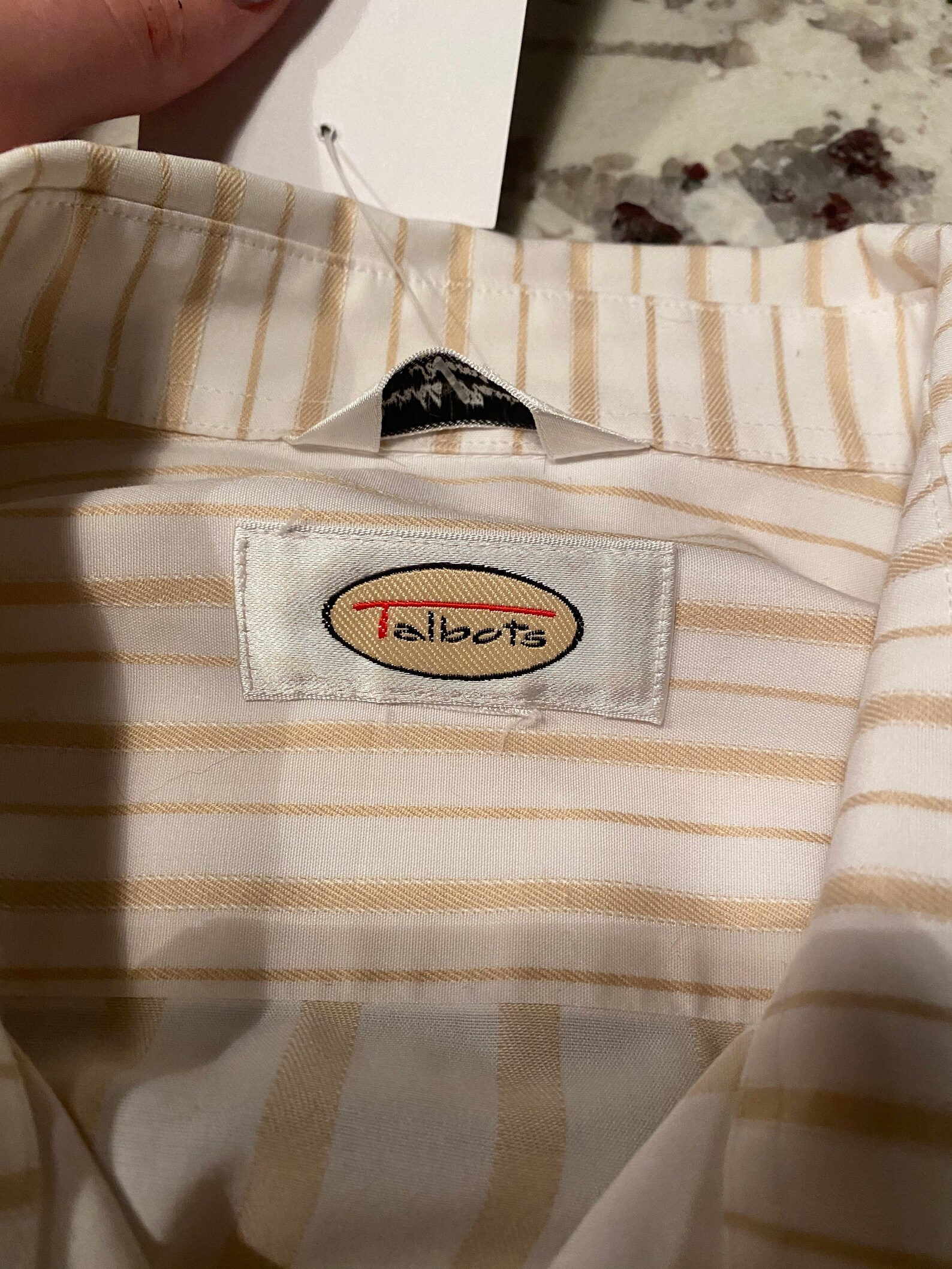 Vintage Talbots Striped Shirt | Etsy