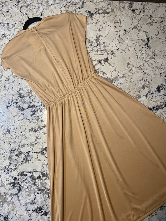 Vintage Gold Cinch Dress - image 3