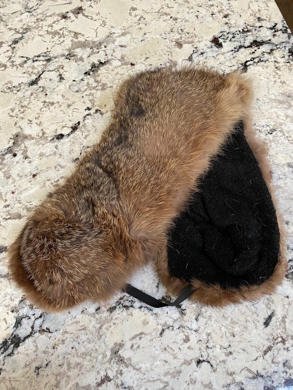 Vintage Fur Stole w/ Black Lining - image 1