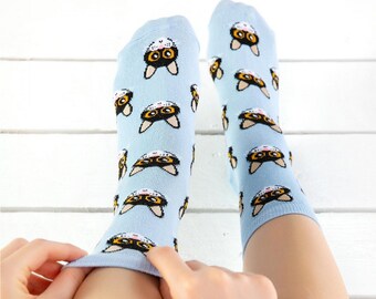 Cat Paw Socks Etsy