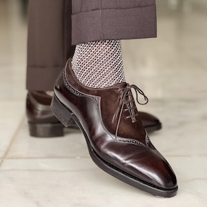 Navy suit burgundy shoes deals