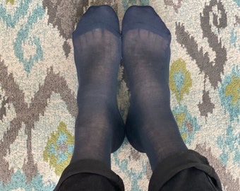 Sheer Dress Socks for Men | 97 % Cotton Socks | Super Thin Texture | Black Socks | Brown Socks | Grey Socks | Blue Socks | White Socks |