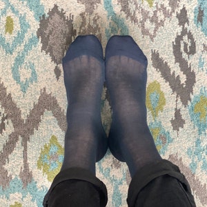 Sheer Dress Socks for Men | 97 % Cotton Socks | Super Thin Texture | Black Socks | Brown Socks | Grey Socks | Blue Socks | White Socks |