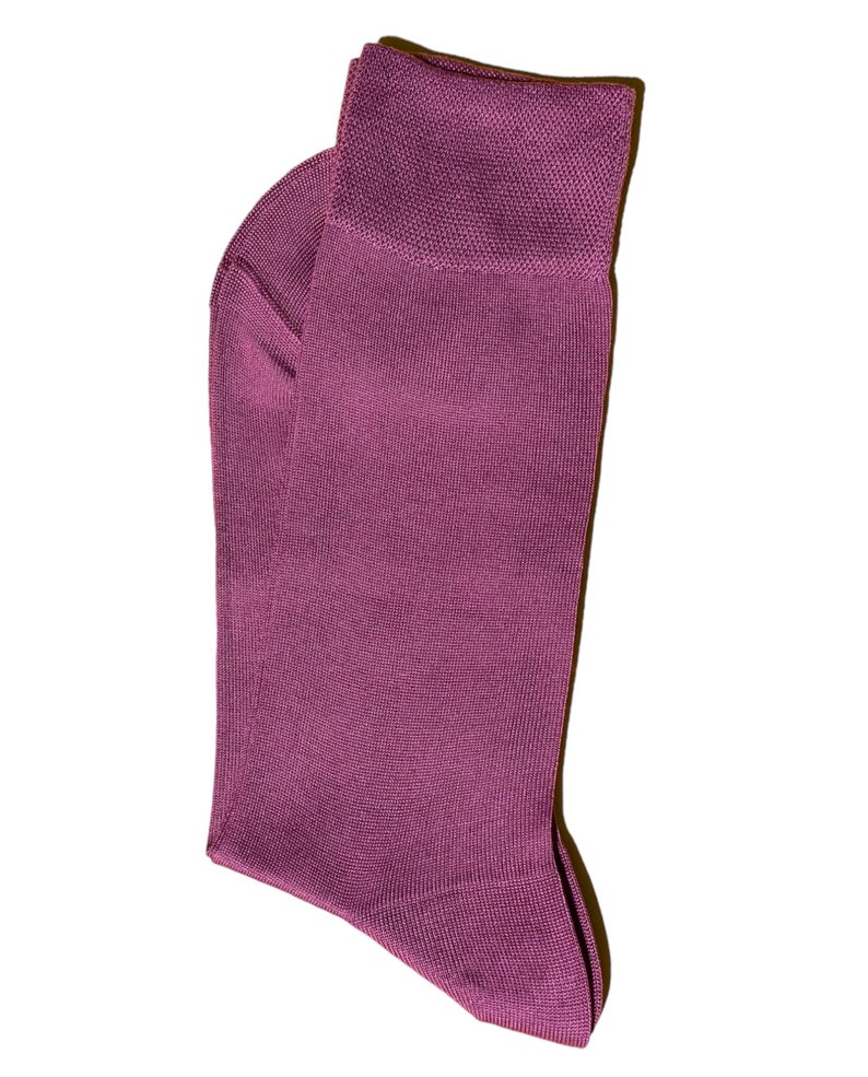 Men's Colorful Dress Socks Pink Socks Cotton Socks Orange Socks Purple Socks Dusty Rose Socks Dusty Rose