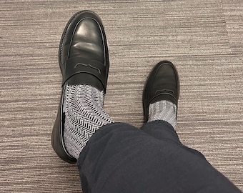 Calcetines de vestir de algodón egipcio por encima de la pantorrilla: suaves y duraderos, ideales para padrinos de boda.