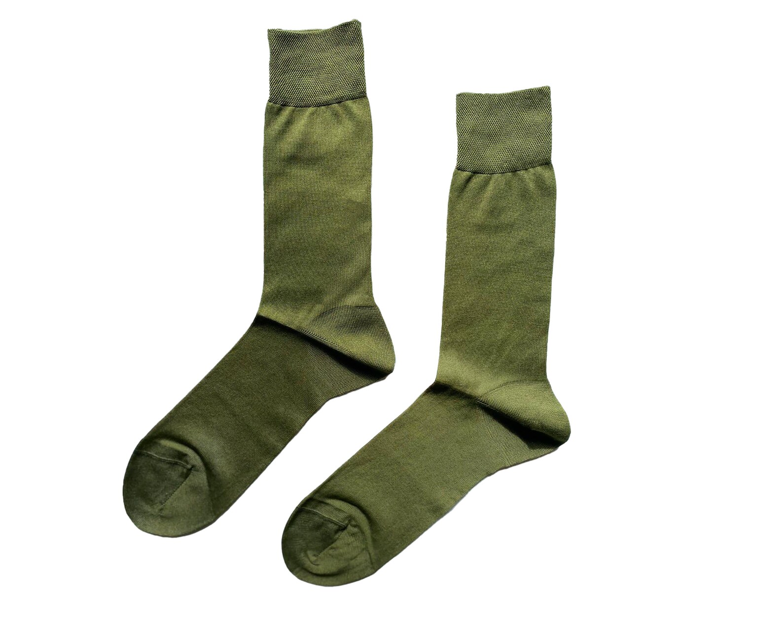 Men's Olive Green Dress Socks Men's Dress Socks Etsy
