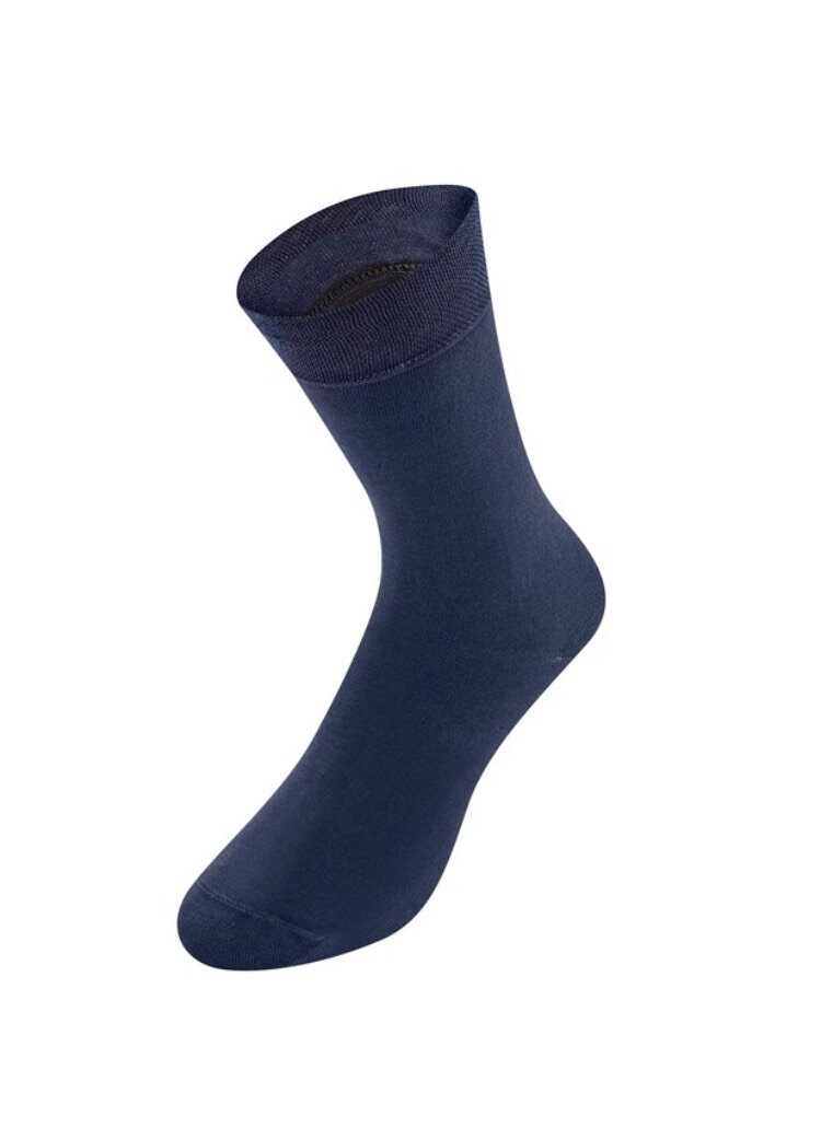 Men's Navy Blue Dress Socks Mercerized Cotton Socks Etsy India