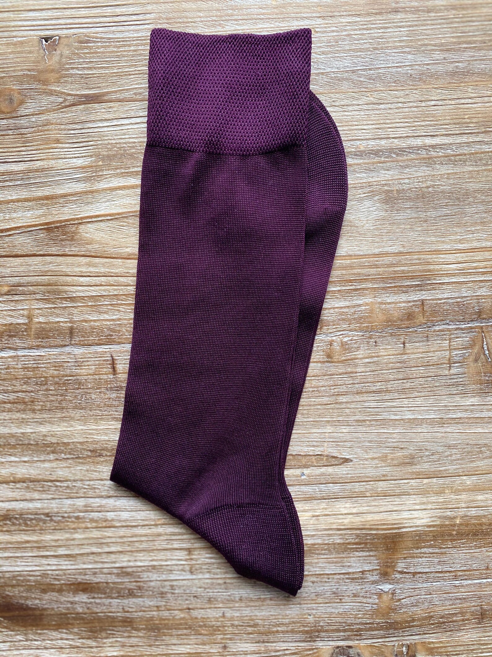Men's Burgundy Dress Socks Luxurious Burgundy Mercerized Etsy