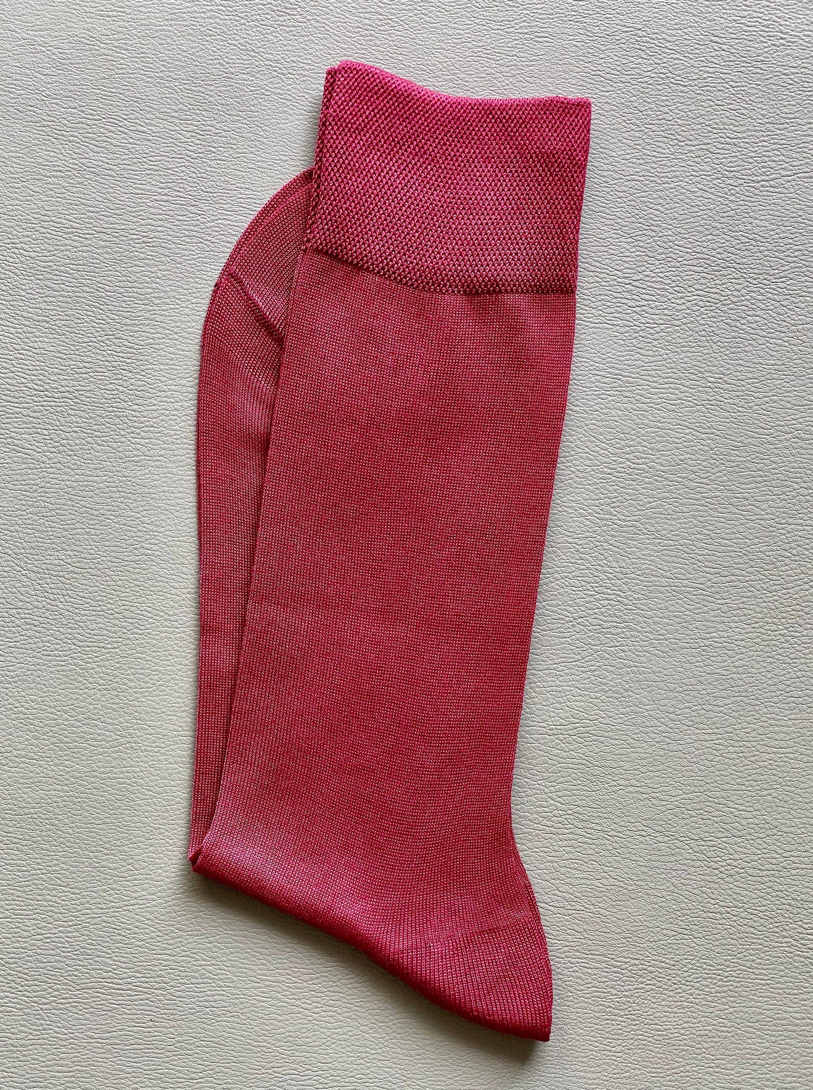 Men's Burgundy Dress Socks Luxurious Burgundy Mercerized Etsy