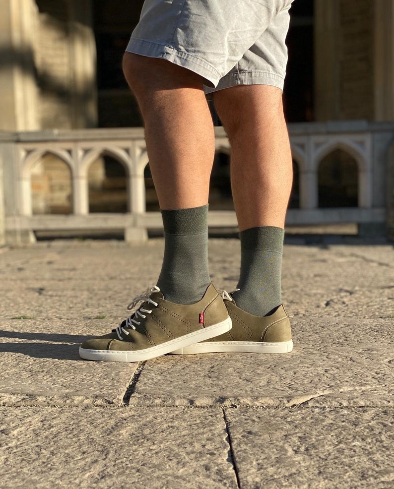Men's Sage Green Dress Socks Etsy