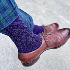 NEW & POPULAR! Men&#39;s Over the Calf Dress Socks | Men&#39;s Dress Socks | Men&#39;s Luxury Dress Socks | Gift for Him