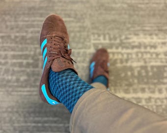 Chaussettes habillées à motifs pour hommes | Chaussettes en coton mercerisé | Chaussettes pour garçons d'honneur