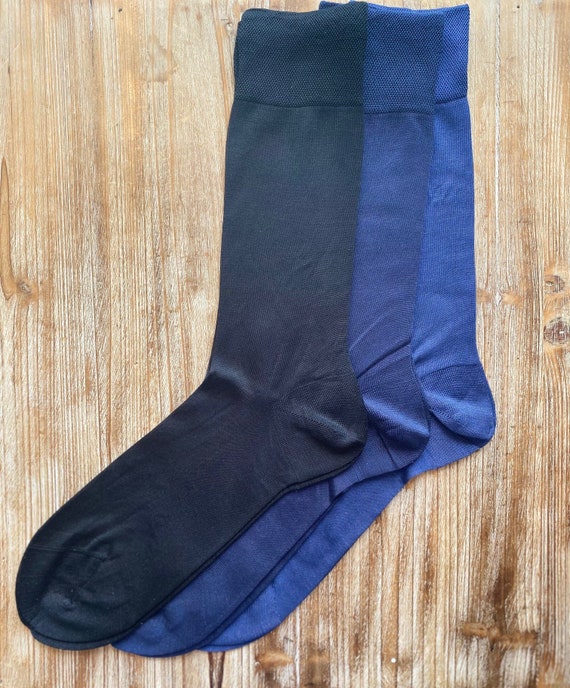 Men's Pure Silk Socks Solid Color Silk Socks Plain Color Silk Socks Luxury  Gift for Him 