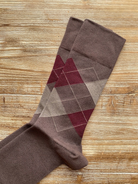 Calcetines de bambú Argyle para hombre / Calcetines de vestir Argyle para  hombre / Calcetines de bambú para hombre -  México